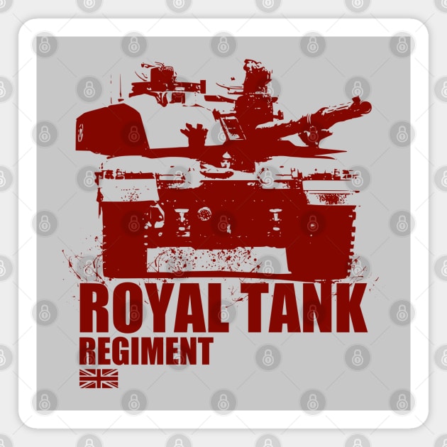 Royal Tank Regiment Magnet by TCP